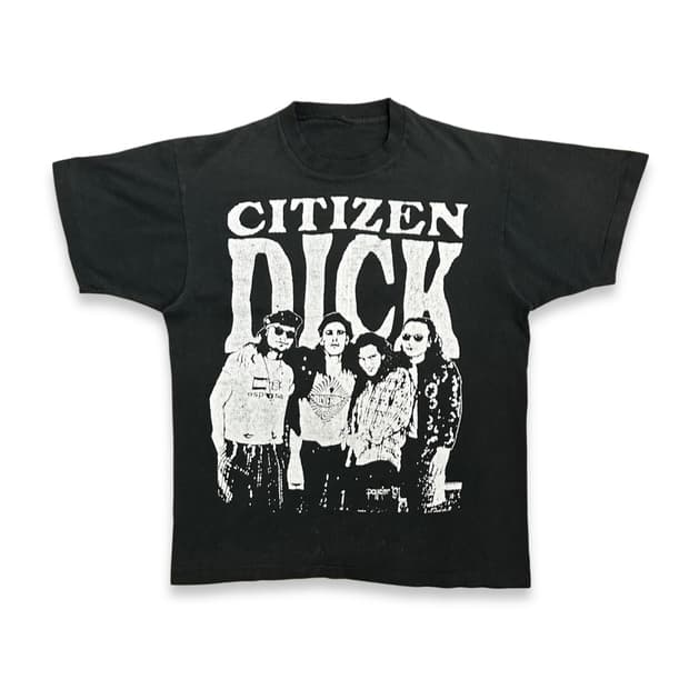 1992' CITIZEN DICK 무비 밴드 티셔츠 L
