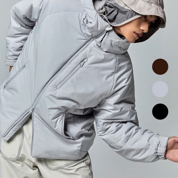[S] 코어 익스트림 패딩자켓 (라이트그레이)