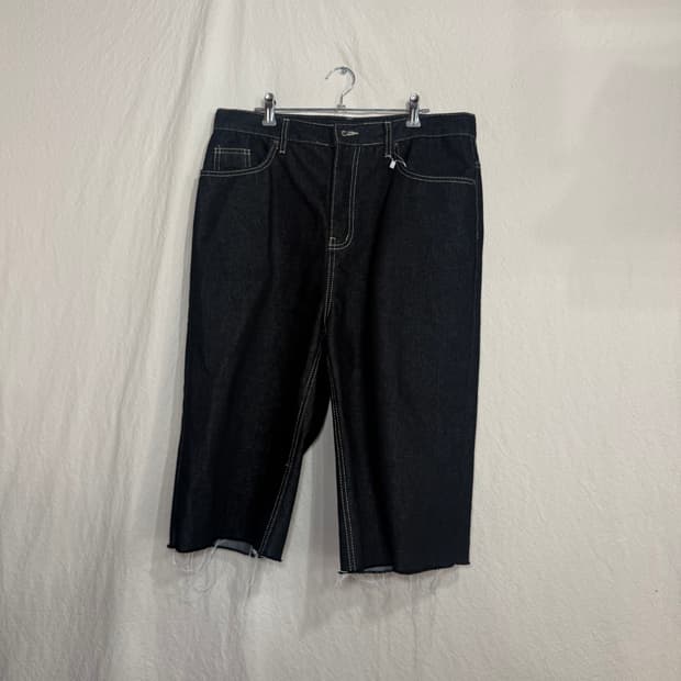 JP 7부 스티치 데님팬츠