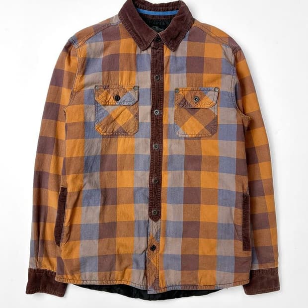할리데이비슨 00s 버튼 업 누빔 플란넬 셔츠 PN5239