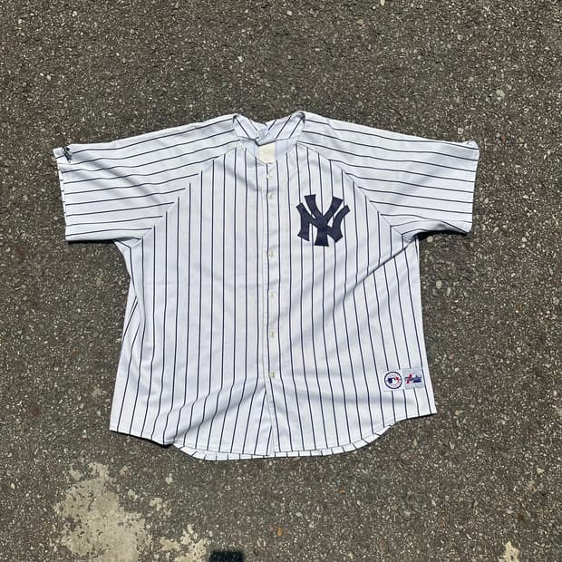 빈티지 90s 마제스틱 뉴욕 양키즈 져지