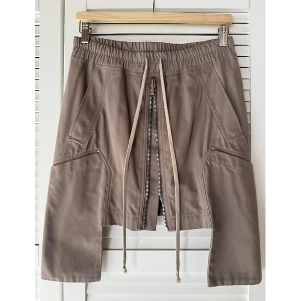 릭오웬스 다크쉐도우 카고 스커트