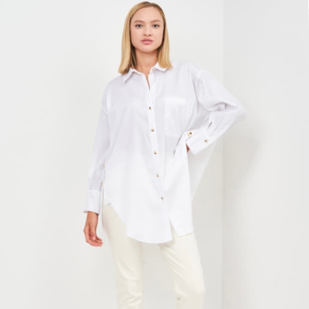 66) ZARA 자라 블라우스 롱셔츠