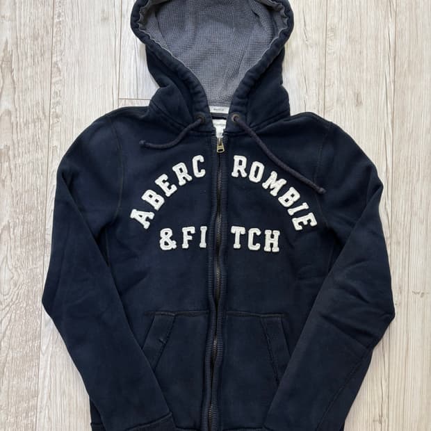 아베크롬비 후드집업 양홍원 네이비 m