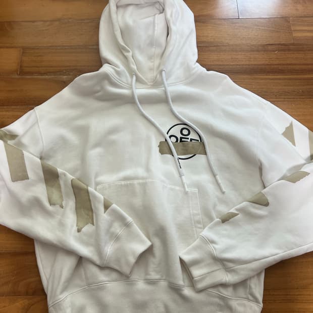 버질 아블로 시절 오프화이트 후드티 s 