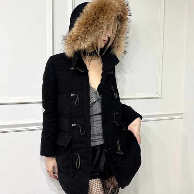 Raccoon Fur Minimal Mood Jacket