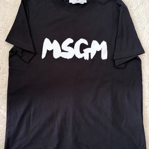 MSGM 반팔티 블랙 S사이즈