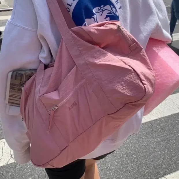 헤이그 더플백 핑크