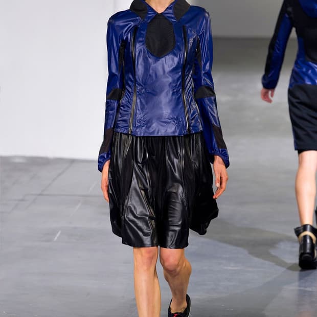 Zipper Mesh Detail Jacket