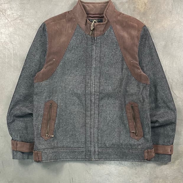 빈티지 웨스턴 블루종 자켓