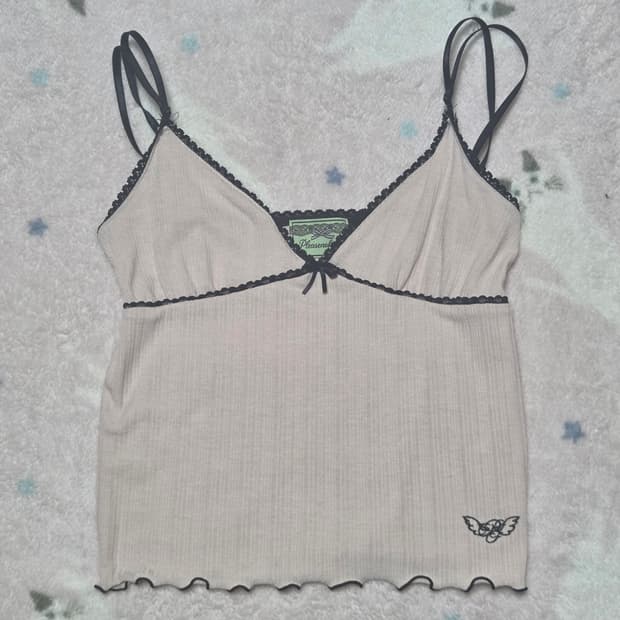 플리즈노팔로우 다니엘리본슬리브 핑크