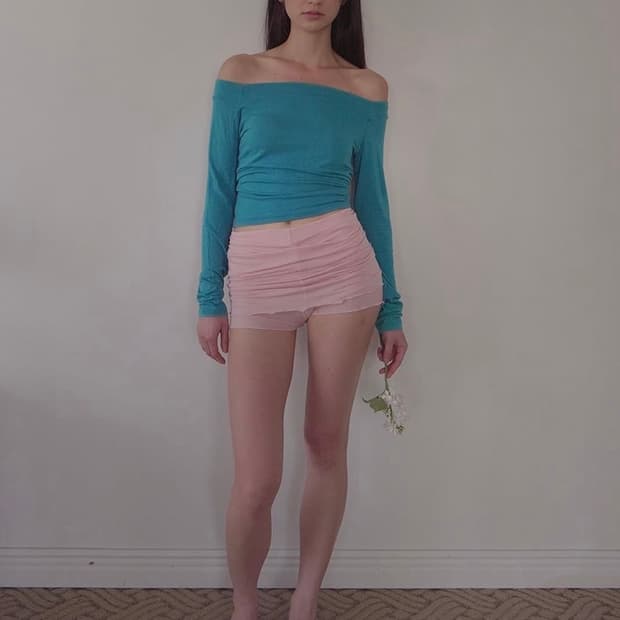 탠저 tanger 캔디스코트 치마바지 미니스커트 브랜디멜빌 플리즈노팔로우