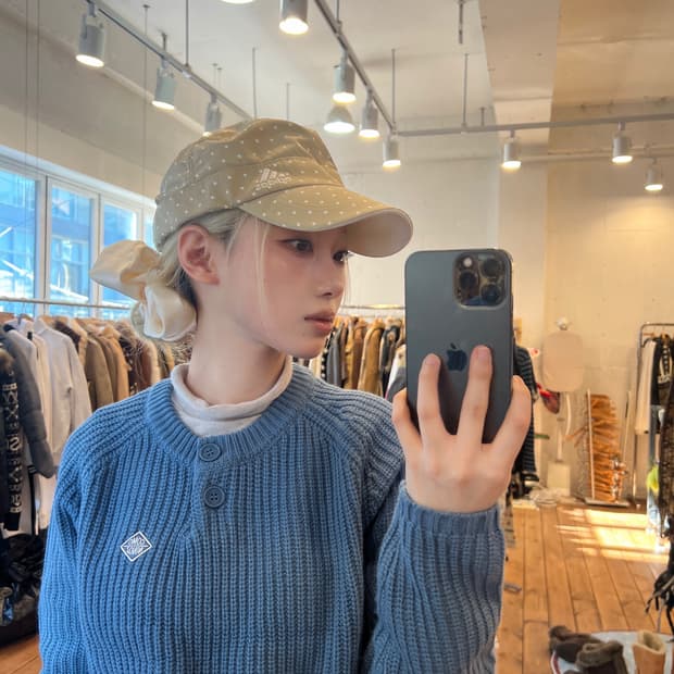 아디다스 도트 헌팅 캡