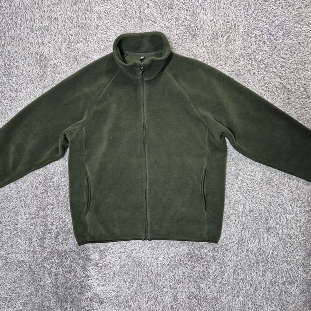 유니클로 남성 플리스 풀집업 자켓 L