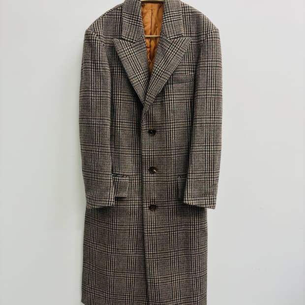 [새 상품] 메종마레 MAISON MARAIS 울 체크 싱글 코트