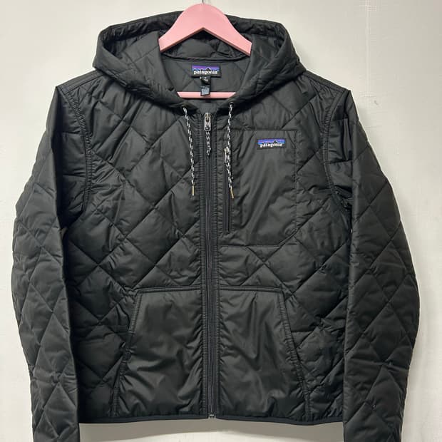 정품 파타고니아 우먼즈 다이아몬드 퀼티드 보머 후디