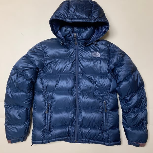 [90] 노스페이스 눕스 후드 패딩 700 네이비