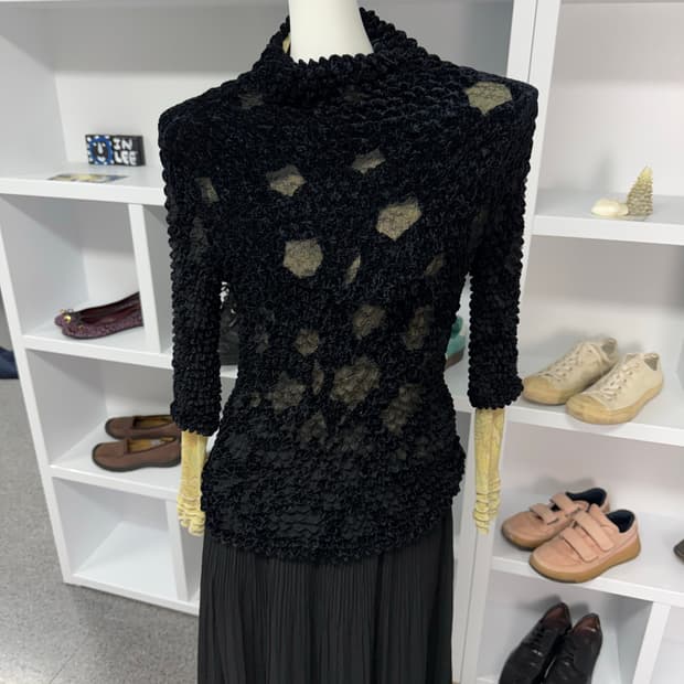 빈티지 팝콛 시어 탑