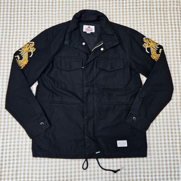 세인트페인 드레곤자주 간절기 면자켓 남자100