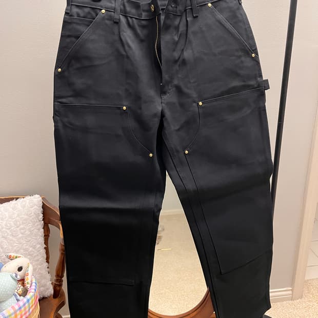 [새제품]칼하트 B01 더블니 워크팬츠 블랙 36x32 판매합니다