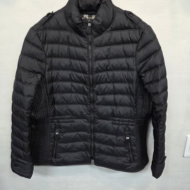 버버리 브릿 여성 레더 경량패딩 자켓 xl