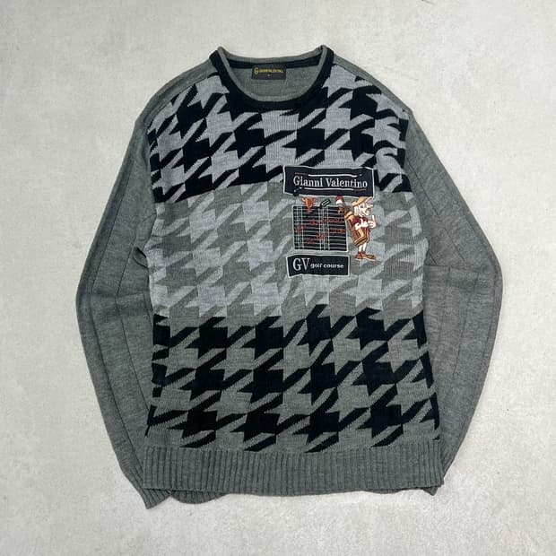 지아니발렌티노 자수 패치 니트 s09736