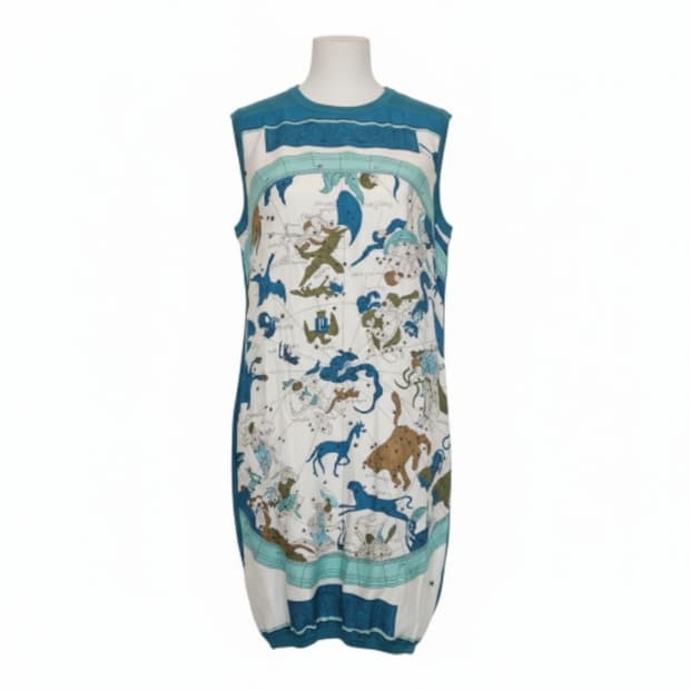 에르메스 별자리 실크드레스  정품 38사이즈