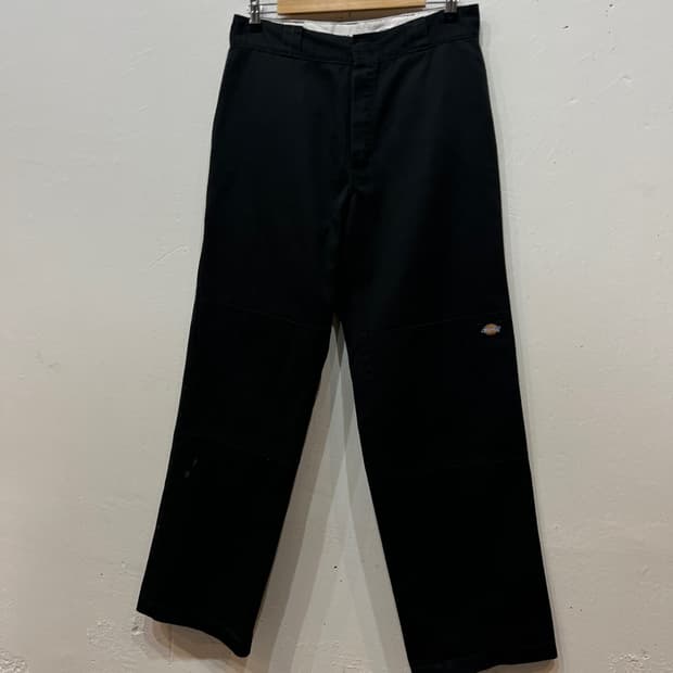 디키즈 루즈핏 더블니 워크팬츠 블랙 30