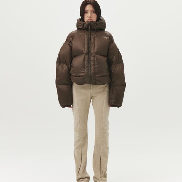 EE 누마레 다운 파카 브라운