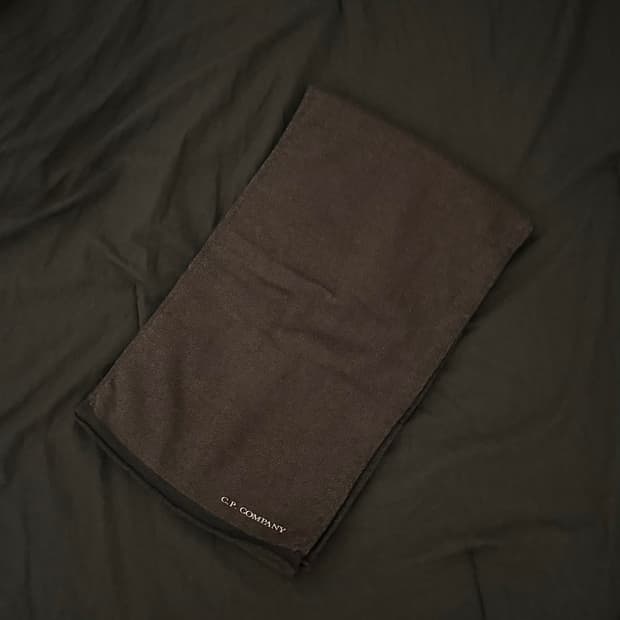 cp 컴퍼니 브라운 울 머플러