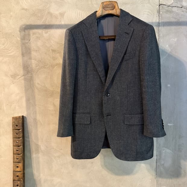 에르메네질도 제냐 울 실크 앙고라 테일러드 자켓 95