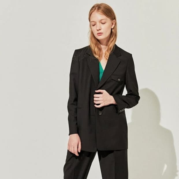 마쥬 maje 울 블레이저 자켓