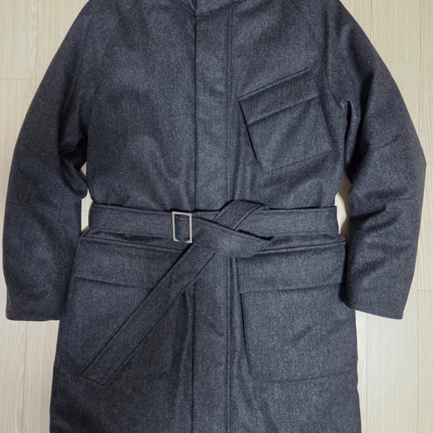 인터메조 모직 구스다운 코트 