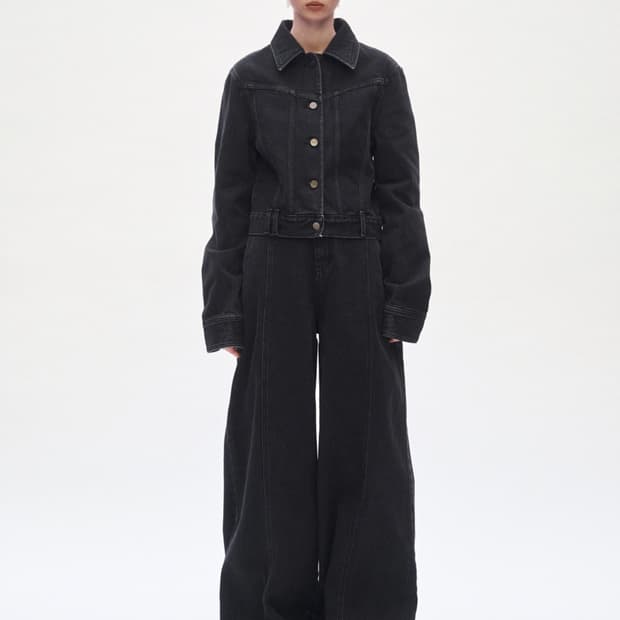 트리밍버드 인시전 자켓 팬츠 셋업 incision denim set-up