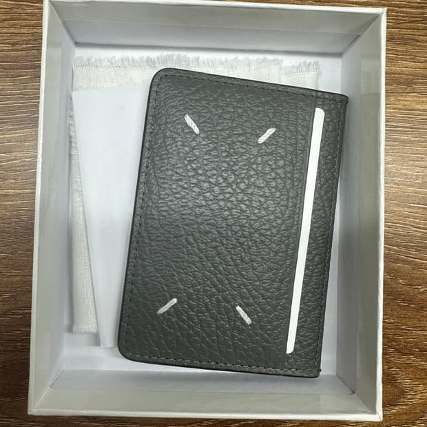 메종 마르지엘라 그레이 카드 지갑