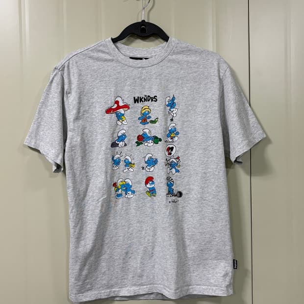 위캔더스 스머프 반팔 티셔츠
