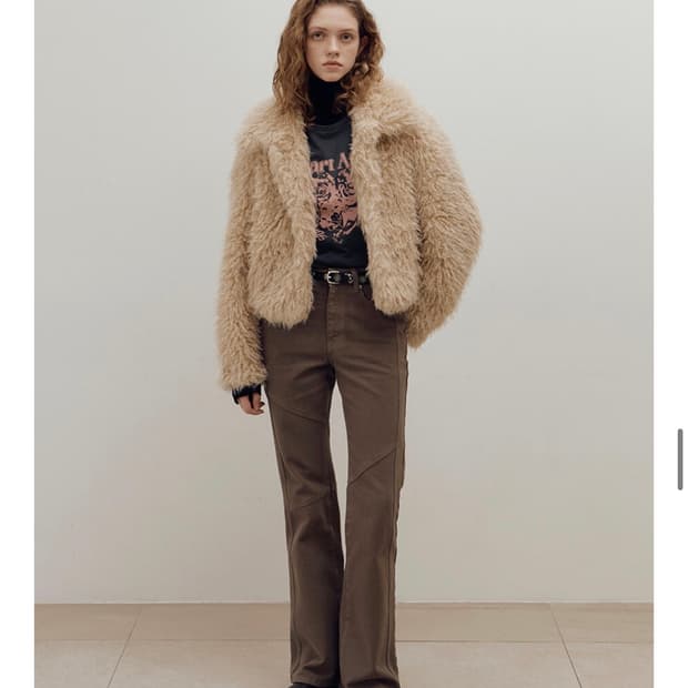 레이브 퍼자켓 raive fur jacket vw3wj030