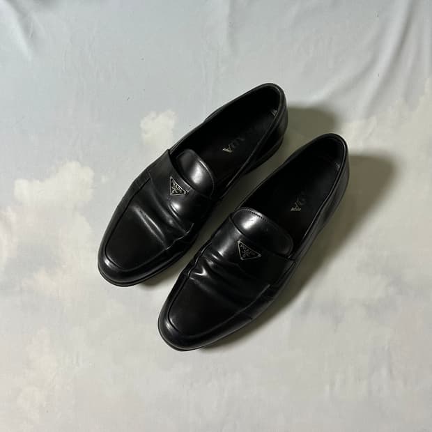 Prada sports strap loafers