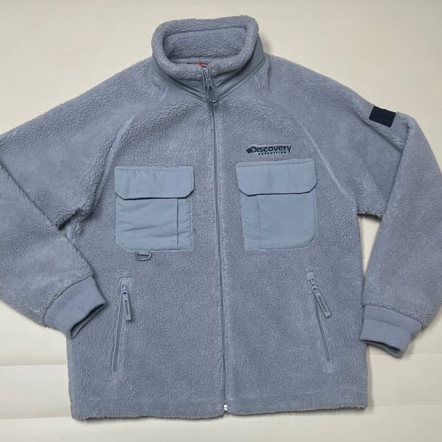 디스커버리 익스페디션 아웃포켓 플리스 하이넥 자켓