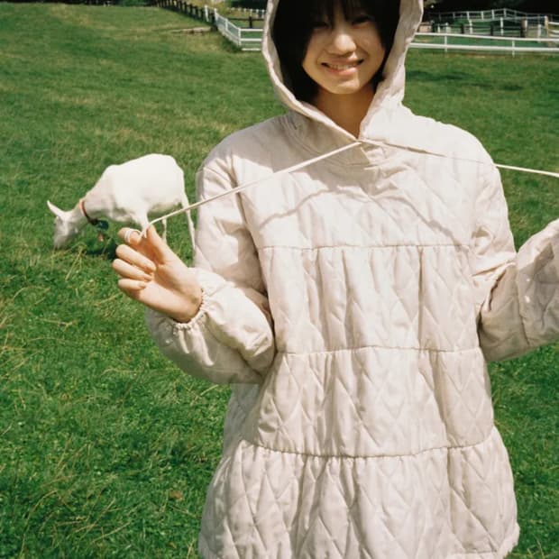 퀼티드 아노락 도브