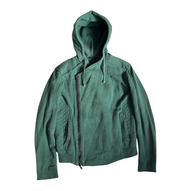 Quilting Biker Hoodie 