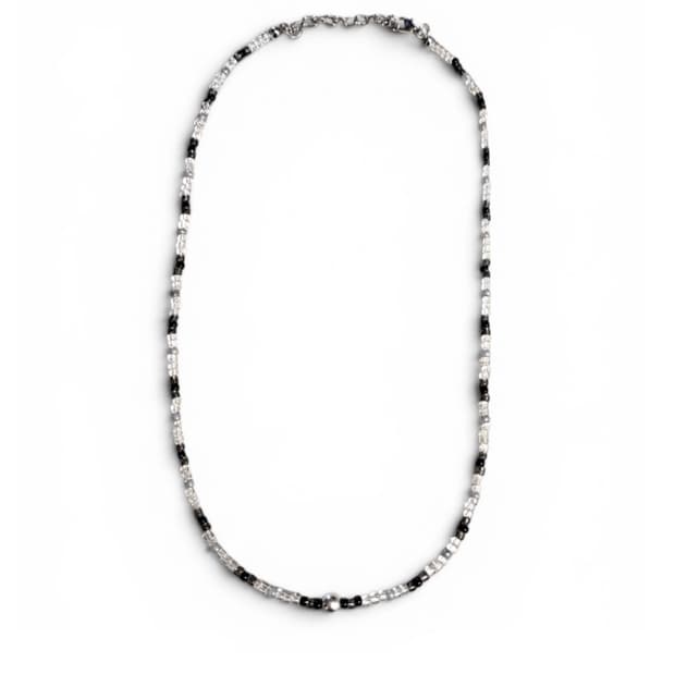 [문의폭주]Ellavo Mono Crystal Beads Necklace