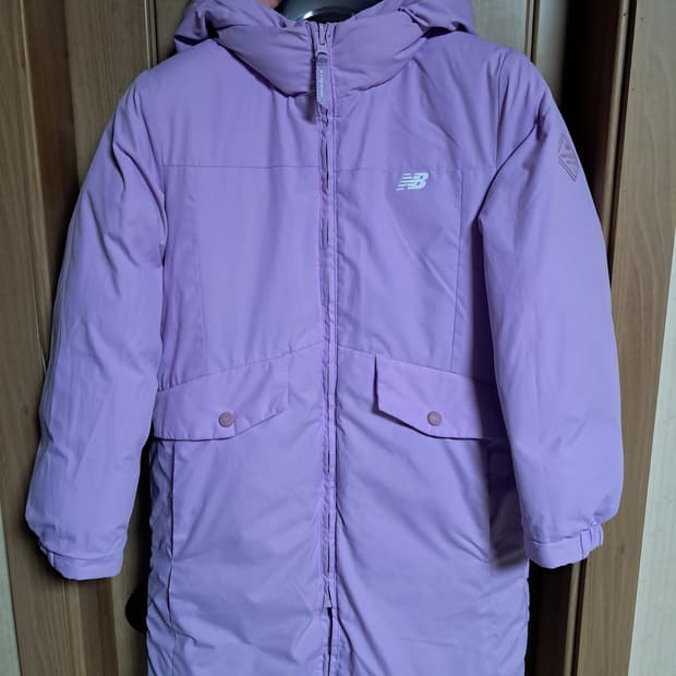 뉴발란스 키즈 얇고 롱패딩 145