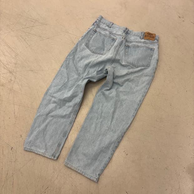 올드네이비 연청 데님 팬츠