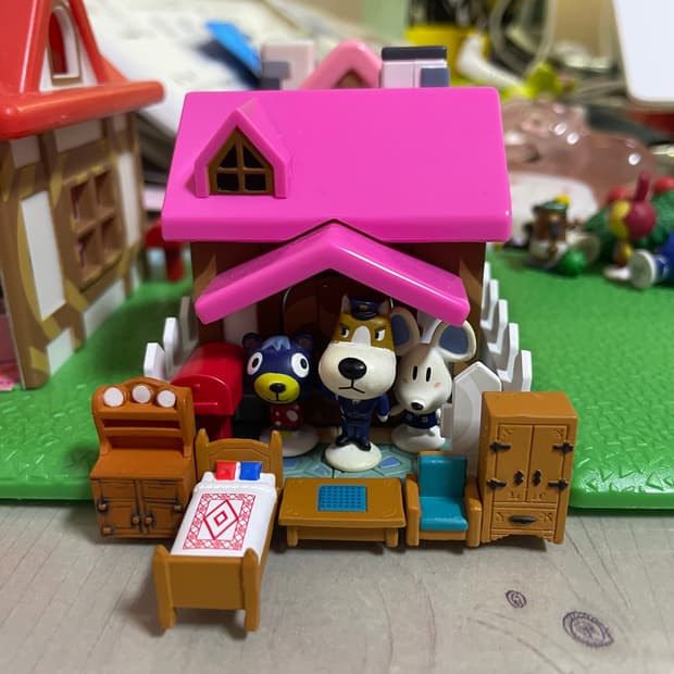 2001 2005 동물의숲 피규어 일괄