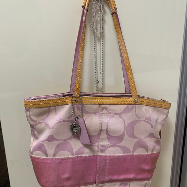 Coach 코치 핑크 숄더백