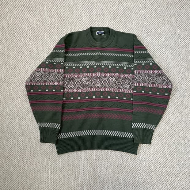 빈티지 노르딕 니트 