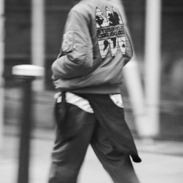 스투시 x CDG 마원 ma-1 자켓 S