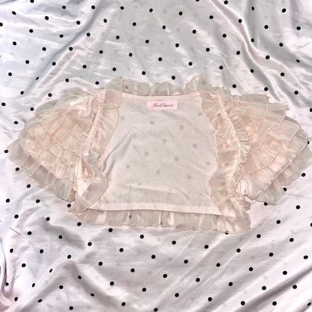 지저스디아망떼 쉬폰 레이스 볼레로 가디건 히메갸루고전판초큐롯