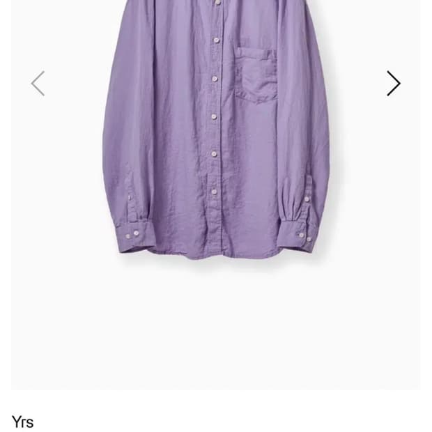 (1) 이얼즈어고 린넨 포이카 셔츠 라벤더